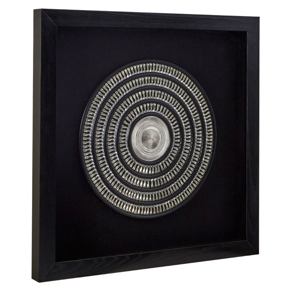 Mercer41 Framed Round Disc Wall Décor Wayfair.co.uk